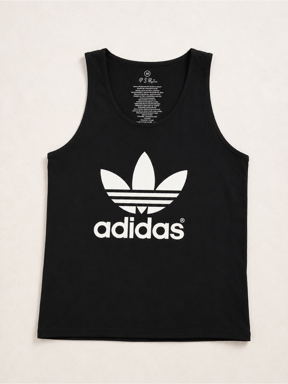 3/$25 / ADIDAS Women’s Black Tank Top with White Logo / Ladies Adidas Muscle Tee